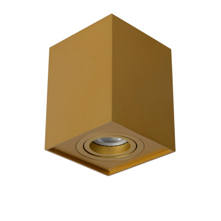 Lucide TUBE - Spot plafond - 1xGU10 (MR16) - Or Mat / Laiton