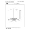 Lucide TUBE - Spot plafond - 1xGU10 (MR16) - Or Mat / Laiton