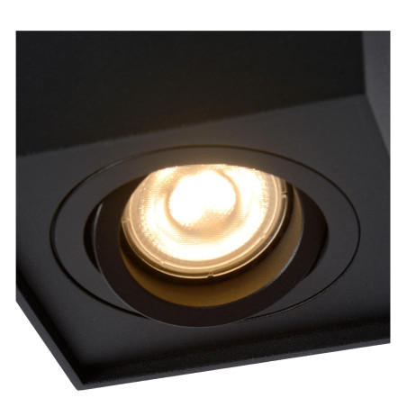 Lucide TUBE - Spot plafond - 1xGU10 (MR16) - Noir