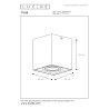Lucide TUBE - Spot plafond - 1xGU10 (MR16) - Noir