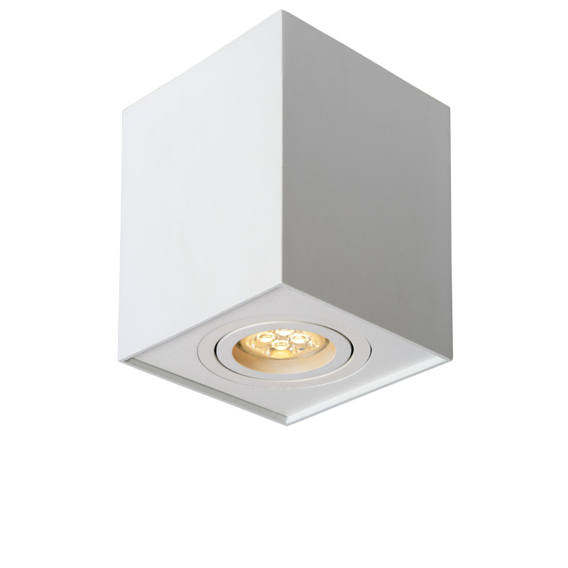 Lucide TUBE - Spot plafond - 1xGU10 (MR16) - Blanc
