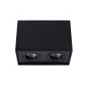 Lucide TUBE - Spot plafond - 2xGU10 (MR16) - Noir