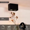 Lucide TUBE - Spot plafond - 2xGU10 (MR16) - Noir