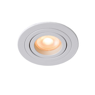 Lucide TUBE - Spot encastrable - Ø 9,2 cm - 1xGU10 (MR16) - Blanc