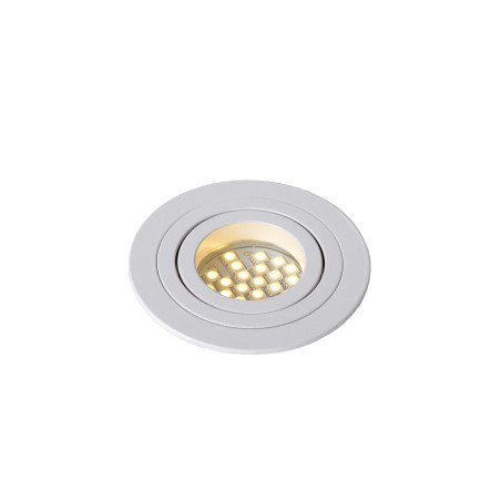 Lucide TUBE - Spot encastrable - Ø 9,2 cm - 1xGU10 (MR16) - Blanc