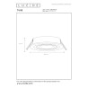 Lucide TUBE - Spot encastrable - Ø 9,2 cm - 1xGU10 (MR16) - Blanc