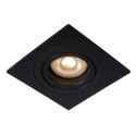 Lucide TUBE - Spot encastrable - 1xGU10 (MR16) - Noir