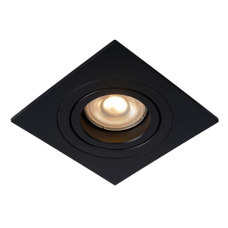 Lucide TUBE - Spot encastrable - 1xGU10 (MR16) - Noir