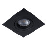 Lucide TUBE - Spot encastrable - 1xGU10 (MR16) - Noir
