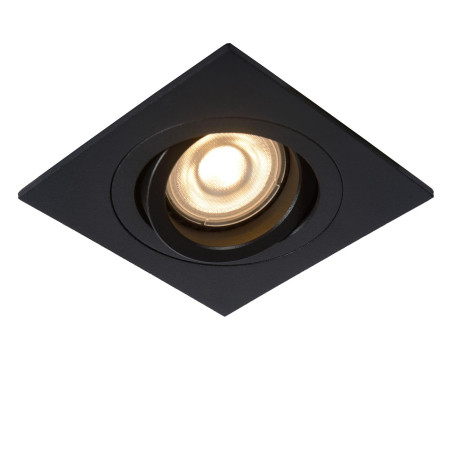 Lucide TUBE - Spot encastrable - 1xGU10 (MR16) - Noir