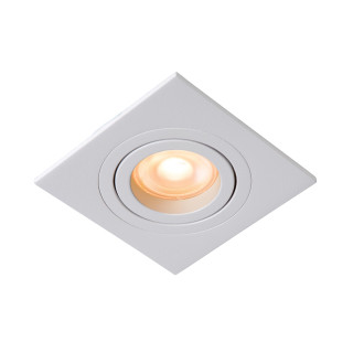 Lucide TUBE - Spot encastrable - 1xGU10 (MR16) - Blanc