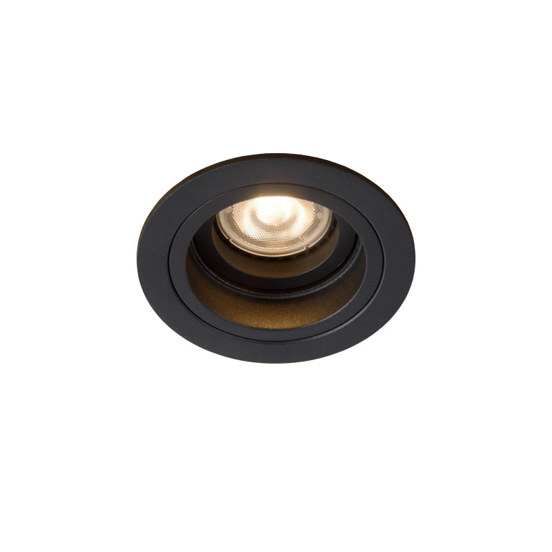 Lucide EMBED - Spot encastrable - Ø 9,1 cm - 1xGU10 (MR16) - Noir