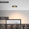 Lucide EMBED - Spot encastrable - 1xGU10 (MR16) - Noir