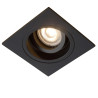 Lucide EMBED - Spot encastrable - 1xGU10 (MR16) - Noir