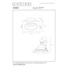 Lucide EMBED - Spot encastrable - 1xGU10 (MR16) - Noir