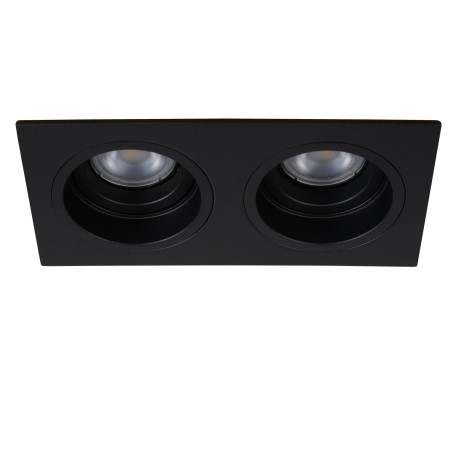 Lucide EMBED - Spot encastrable - 2xGU10 (MR16) - Noir