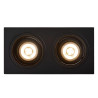 Lucide EMBED - Spot encastrable - 2xGU10 (MR16) - Noir