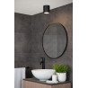 Lucide AVEN - Spot plafond Salle de bains - Ø 9 cm - 1xGU10 (MR16) - IP65 - Noir
