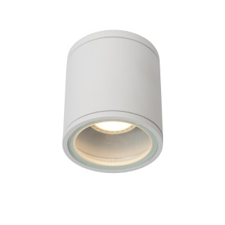 Lucide AVEN - Spot plafond Salle de bains - Ø 9 cm - 1xGU10 (MR16) - IP65 - Blanc