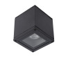 Lucide AVEN - Spot plafond Salle de bains - 1xGU10 (MR16) - IP65 - Noir