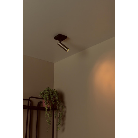 Lucide GRADO - Spot plafond - 1xGU10 (MR11) - Fer gris