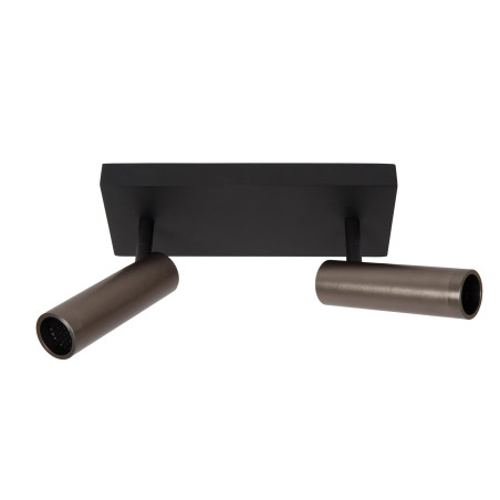 Lucide GRADO - Spot plafond - 2xGU10 (MR11) - Fer gris