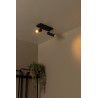 Lucide GRADO - Spot plafond - 2xGU10 (MR11) - Noir