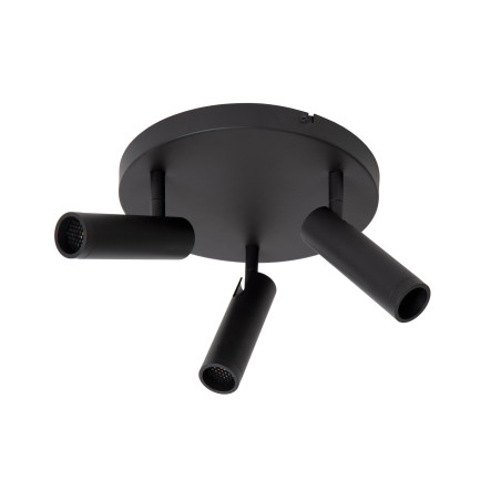 Lucide GRADO - Spot plafond - Ø 25 cm - 3xGU10 (MR11) - Noir