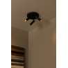Lucide GRADO - Spot plafond - Ø 25 cm - 3xGU10 (MR11) - Noir