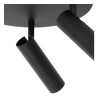 Lucide GRADO - Spot plafond - Ø 25 cm - 3xGU10 (MR11) - Noir