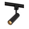 Lucide TRACK GRADO Spot sur rail - Système de rail monophasé / Éclairage sur rail - 1xGU10(MR11) - Noir (Extension)