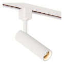 Lucide TRACK GRADO Spot sur rail - Système de rail monophasé / Éclairage sur rail - 1xGU10(MR11) - Blanc (Extension)