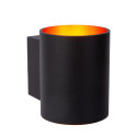 Lucide XERA - Applique murale - Ø 8 cm - 1xG9 - Noir