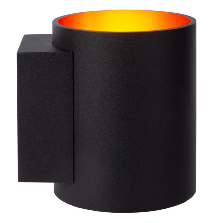 Lucide XERA - Applique murale - Ø 8 cm - 1xG9 - Noir