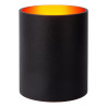 Lucide XERA - Applique murale - Ø 8 cm - 1xG9 - Noir