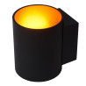 Lucide XERA - Applique murale - Ø 8 cm - 1xG9 - Noir