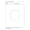 Lucide XERA - Applique murale - Ø 8 cm - 1xG9 - Blanc