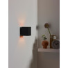 Lucide XERA - Applique murale - 1xG9 - Noir - L 8,2 x P 10 x H 10 cm