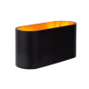 Lucide XERA - Applique murale - 1xG9 - Noir - L 16 x P 8 x H 8 cm