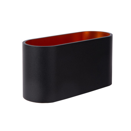 Lucide XERA - Applique murale - 1xG9 - Noir - L 16 x P 8 x H 8 cm