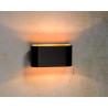 Lucide XERA - Applique murale - 1xG9 - Noir - L 16 x P 8 x H 8 cm