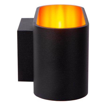 Lucide XERA - Applique murale - 1xG9 - Noir - L 16 x P 8 x H 8 cm