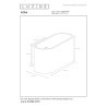 Lucide XERA - Applique murale - 1xG9 - Noir - L 16 x P 8 x H 8 cm
