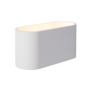 Lucide XERA - Applique murale - 1xG9 - Blanc - L 8 x P 16 x H 8 cm