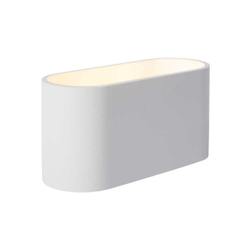Lucide XERA - Applique murale - 1xG9 - Blanc - L 8 x P 16 x H 8 cm