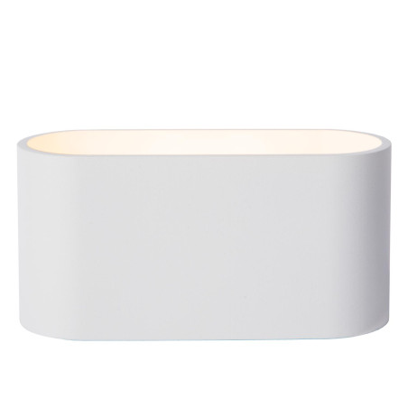 Lucide XERA - Applique murale - 1xG9 - Blanc - L 8 x P 16 x H 8 cm