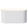 Lucide XERA - Applique murale - 1xG9 - Blanc - L 8 x P 16 x H 8 cm