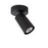 Lucide XYRUS - Spot plafond - Ø 9 cm - LED Dim to warm - GU10 (MR16) - 1x5W 2200K/3000K - Noir