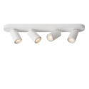 Lucide XYRUS - Spot plafond - LED Dim to warm - GU10 (MR16) - 4x5W 2200K/3000K - Blanc
