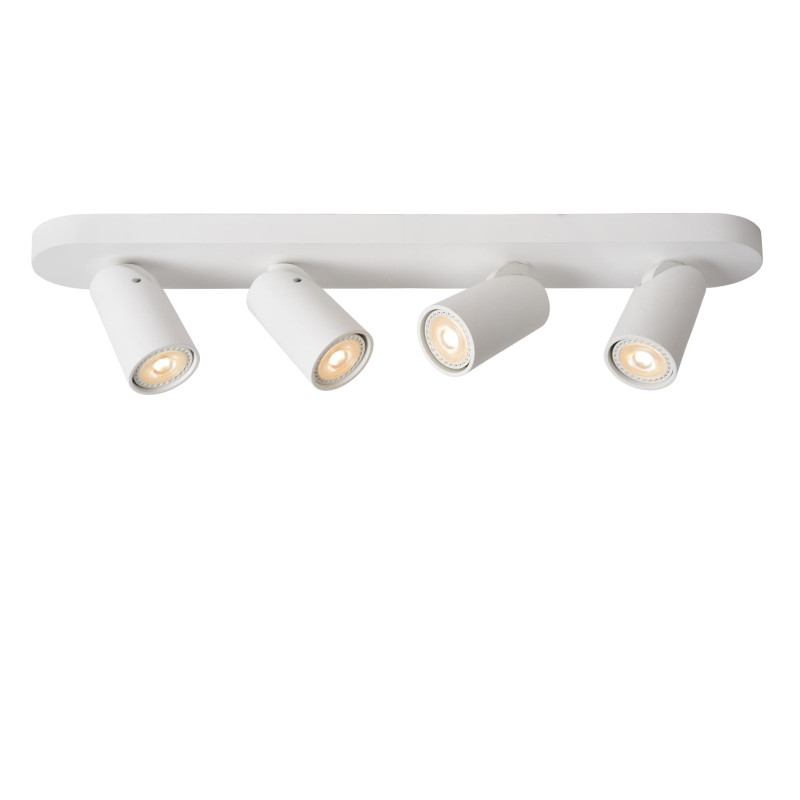 Lucide XYRUS - Spot plafond - LED Dim to warm - GU10 (MR16) - 4x5W 2200K/3000K - Blanc